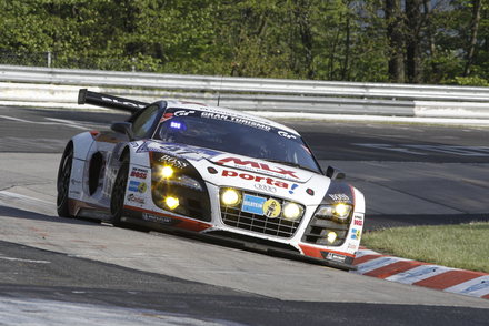 Mit Audi R8 beim 24h-Rennen am N&uuml;rburgring
